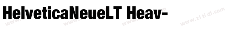 HelveticaNeueLT Heav字体转换